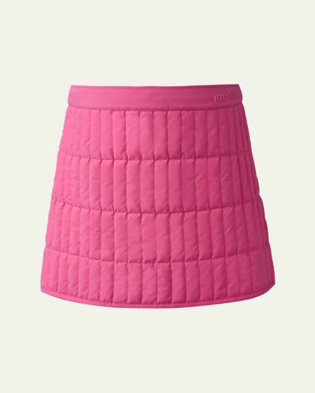 Girls Taya Vertical Quilted Down Skirt, Size 8-